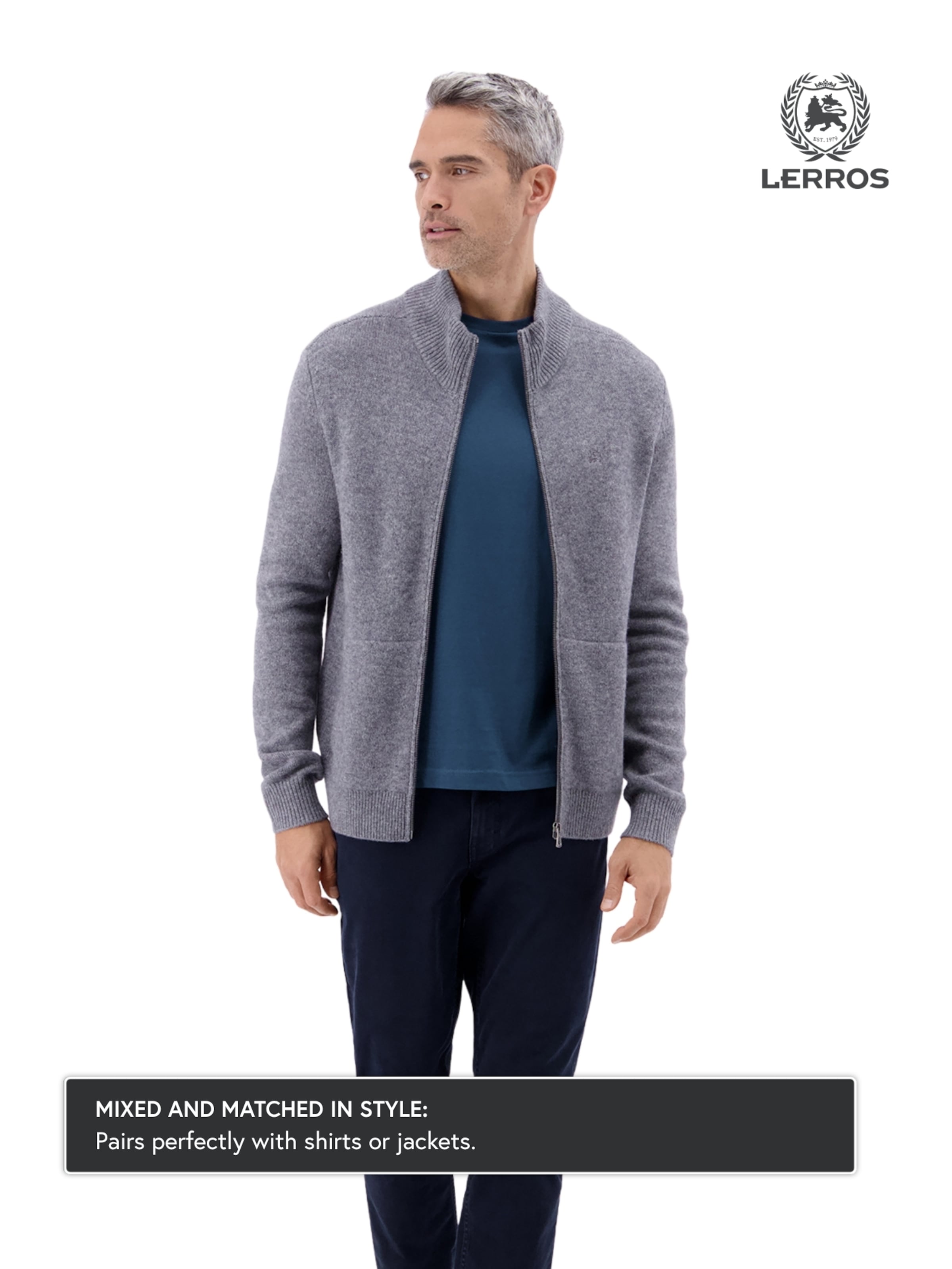 LERROS Shirt in Blue