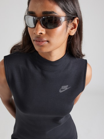 Nike Sportswear Šaty 'TECH FLEECE' – černá