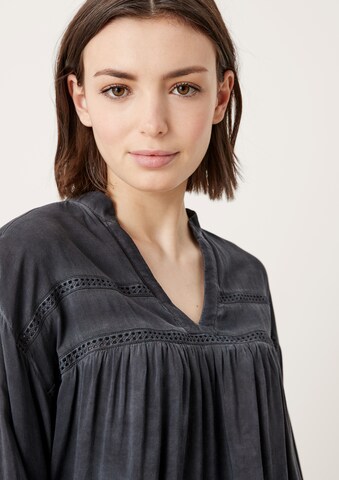 QS Bluse in Schwarz