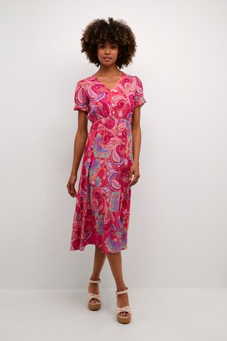 Robe 'Lina' Cream en rose