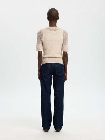 SELECTED - Jersey 'SLFMayer' en beige