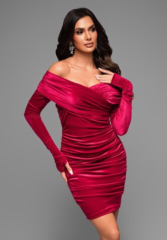 Ombre Avondjurk in Rood