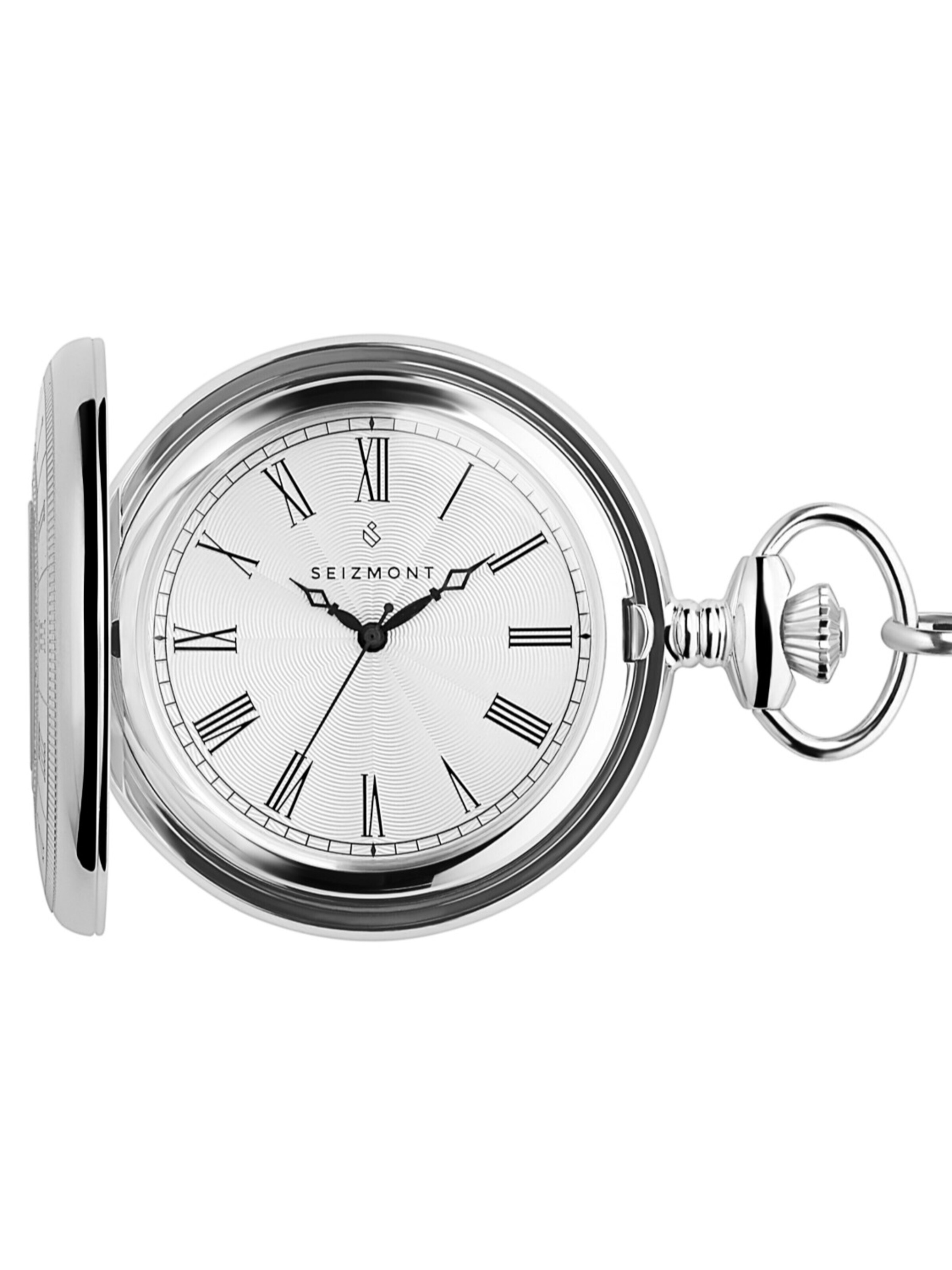 Seizmont Analog Watch 'Altair' in Silver: front