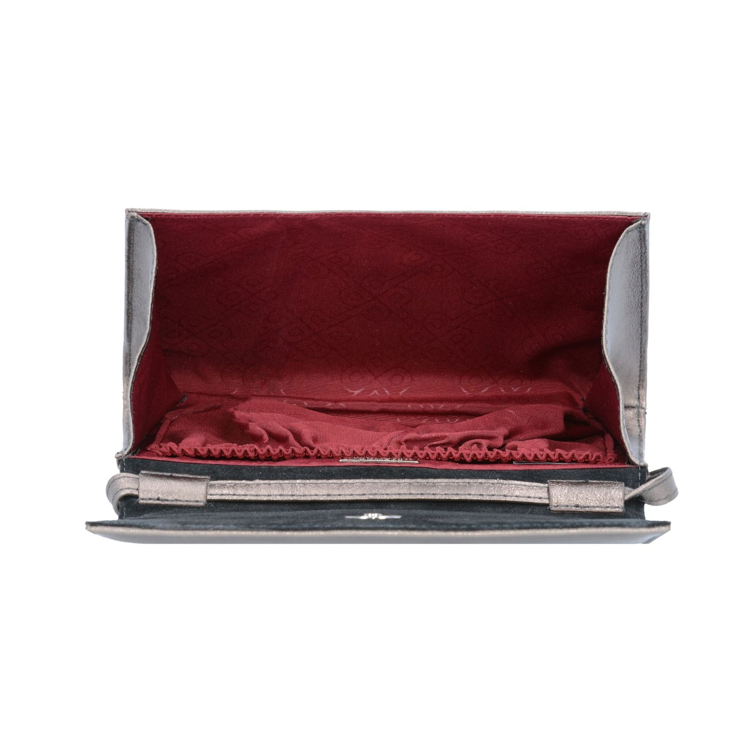 Borsa a spalla 'Auguri' di Picard in argento