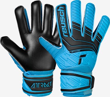 REUSCH Athletic Gloves 'Attrakt Solid Junior' in Blue: front