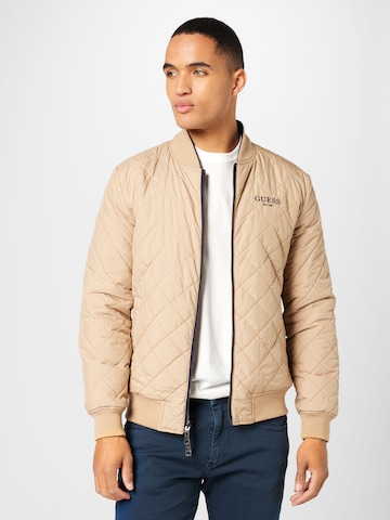GUESS Performance Jacket in Blue: front