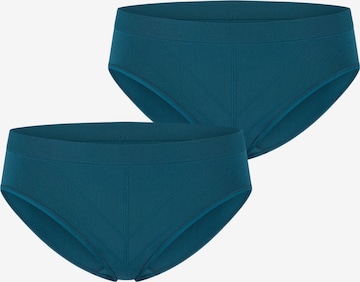 Slip ' Casual Seamless ' SCHIESSER en bleu : devant