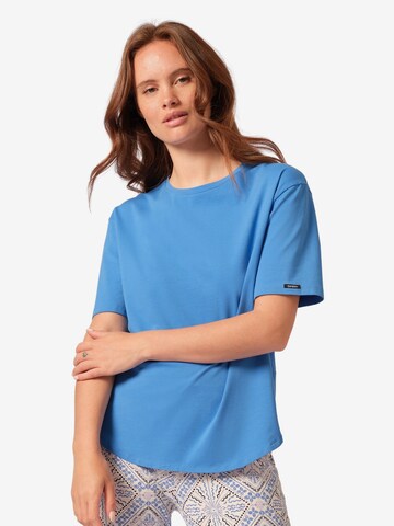 Skiny Schlafshirt in Blau: predná strana