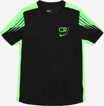 Tricou funcțional 'CR7 ACD23' de la NIKE pe negru: față