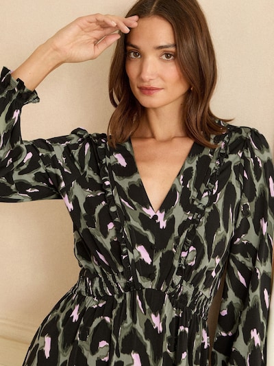 Suknelė iš love & roses, spalva – žalia / juoda, Prekių apžvalga