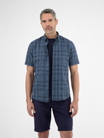 LERROS Comfort fit Button Up Shirt in Blue