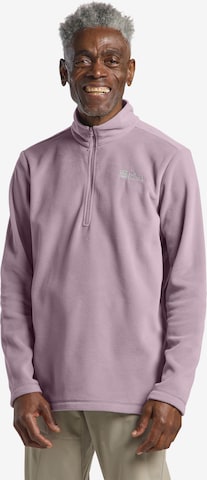 JACK WOLFSKIN Sportpullover 'Taunus' in Lila: Vorderseite