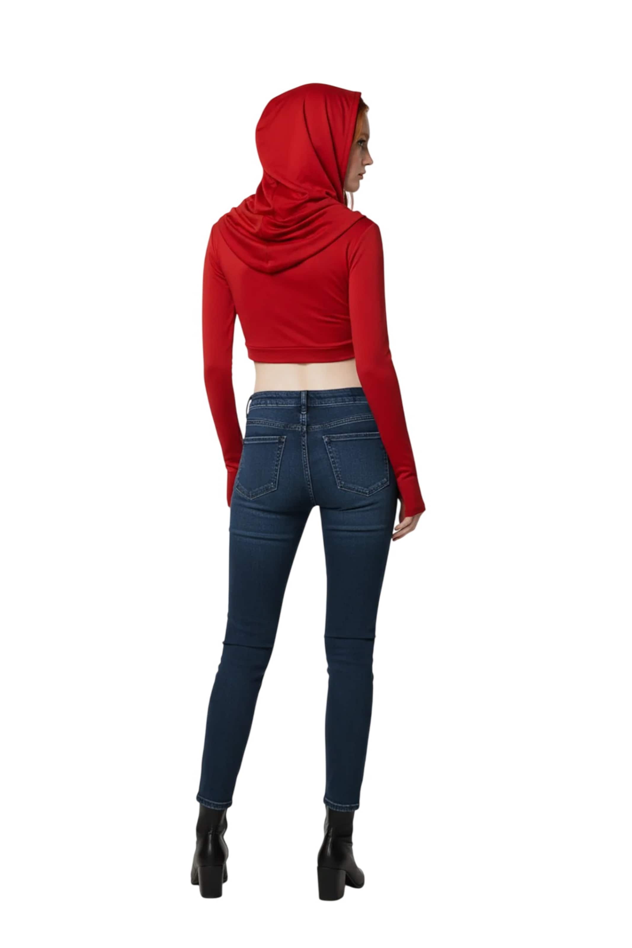 Alexa Dash Bluse in Rot