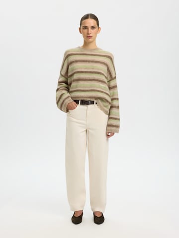 SELECTED - Jersey 'SLFLulu' en beige