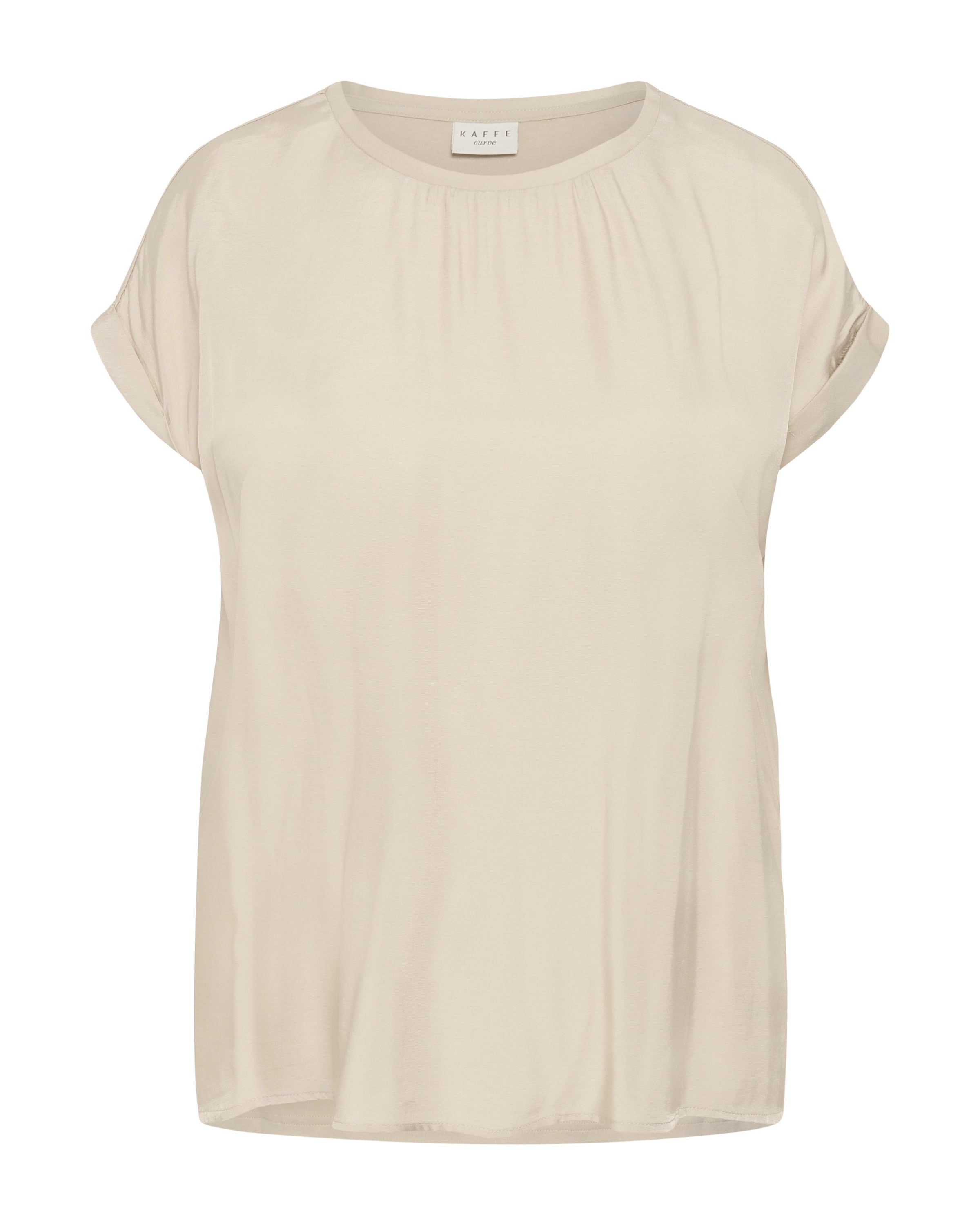 KAFFE CURVE - Camiseta 'KCmilia' en beige: frente