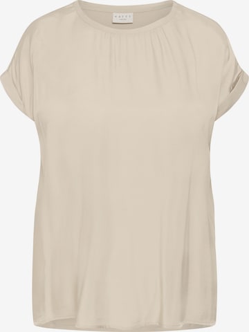 KAFFE CURVE - Camiseta 'KCmilia' en beige: frente