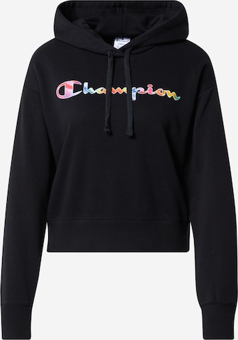 Champion Authentic Athletic Apparel Sweatshirt in Black: front