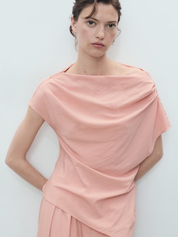 MANGO Bluza 'BERTA-H' | roza barva: sprednja stran