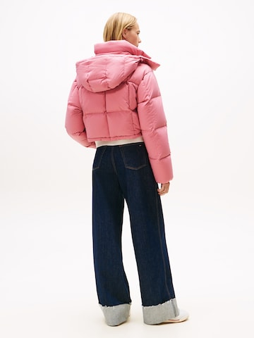 Tommy Jeans Winter jacket 'ALASKA' in Pink
