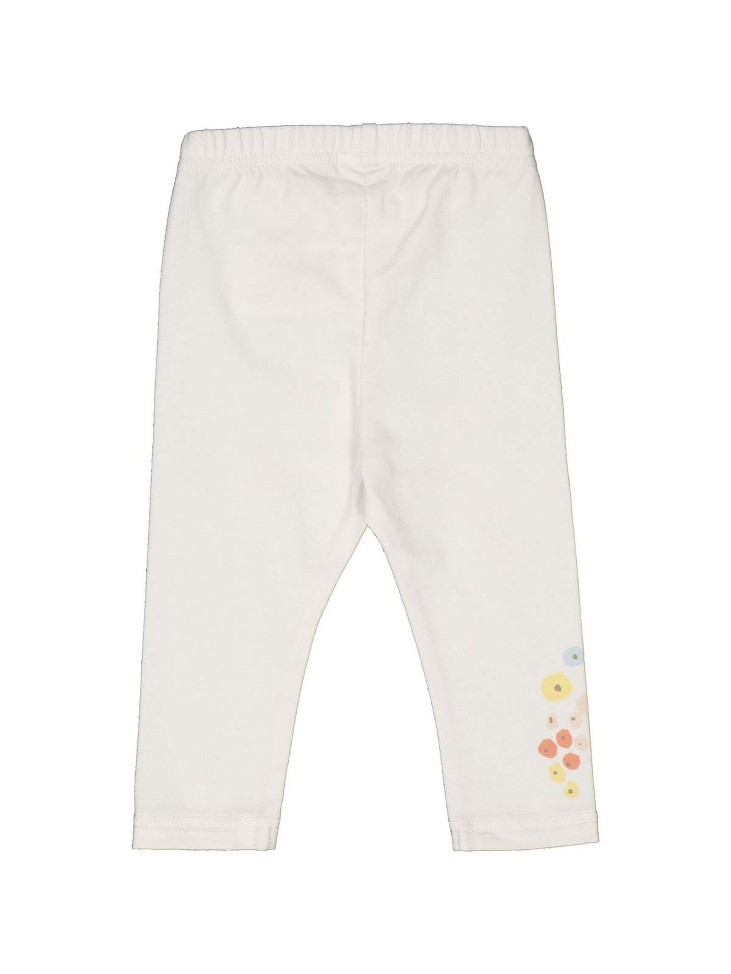 Regular Leggings Müsli by GREEN COTTON en blanc