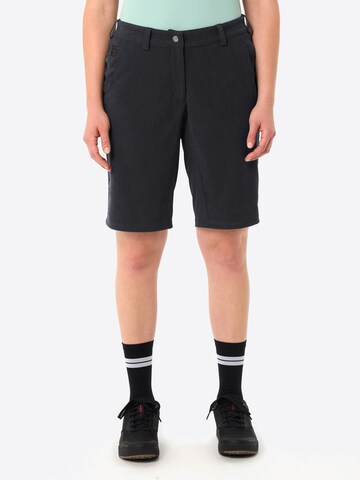 VAUDE Regular Outdoorbroek 'Loamer' in Zwart: voorkant