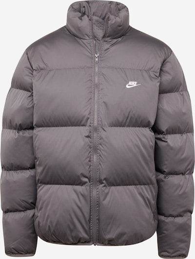 Nike Sportswear Χειμερινό μπουφάν 'Club' σε ανθρακί / λευκό, Άπ�οψη προϊόντος