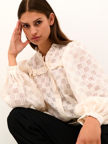 KAREN BY SIMONSEN Blouse 'Magga' in White