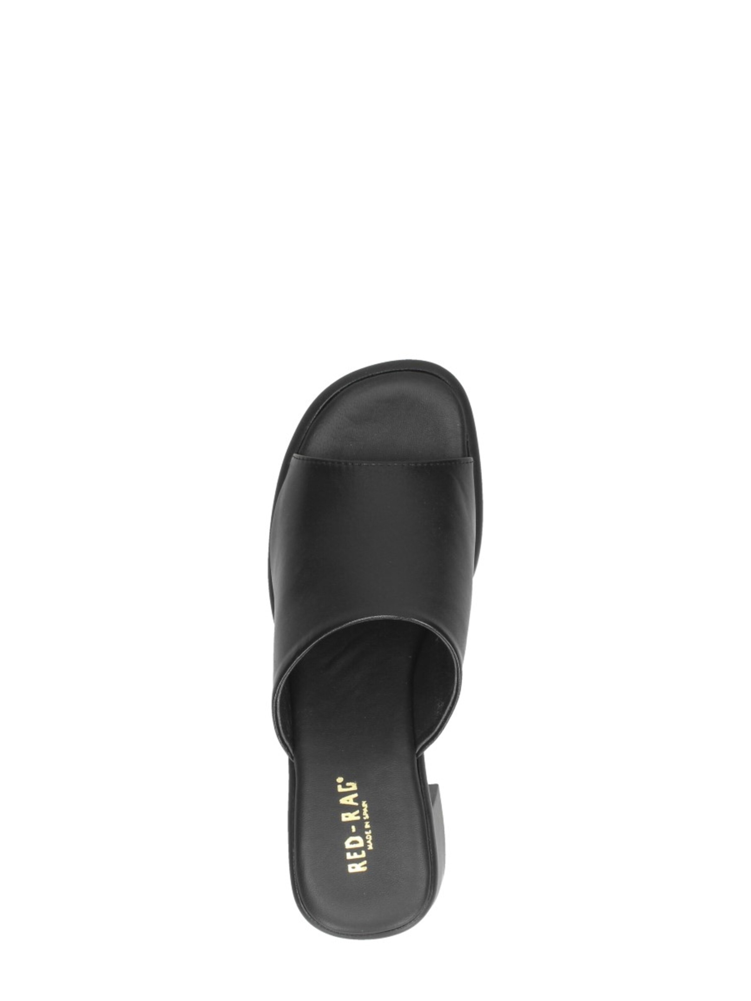 Red-Rag Mules 'Open Teen' in Black