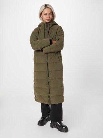 QS by s.Oliver Between-Seasons Coat in Green: front