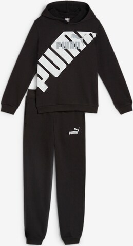 PUMA Tracksuit in Black: front