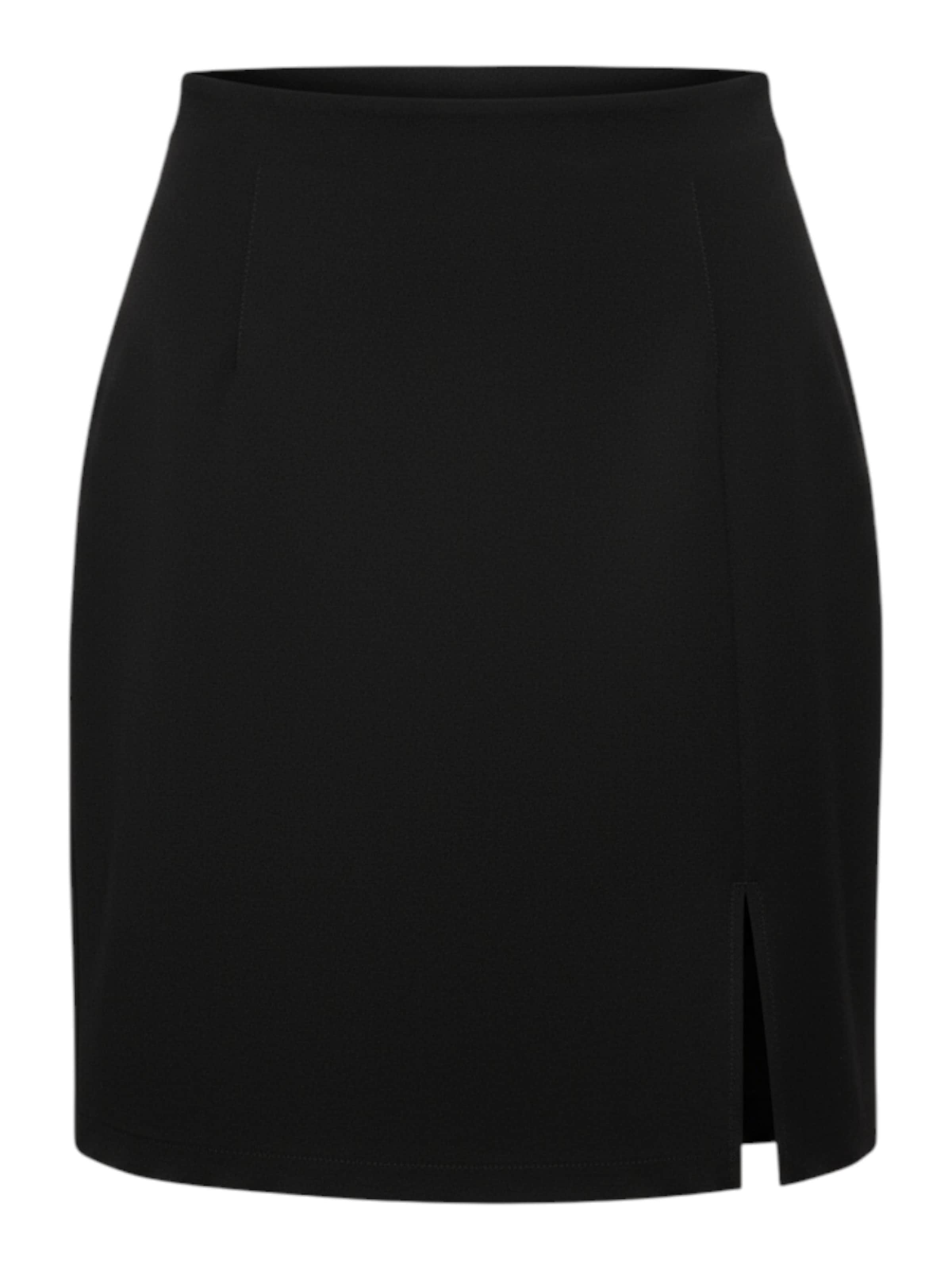 TEESHOPPEN Hosenrock 'Amina' in Schwarz: Vorderseite