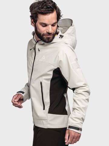 Veste outdoor ' Mountain Softshell Jk Style Blaueis MNS ' Schöffel en blanc