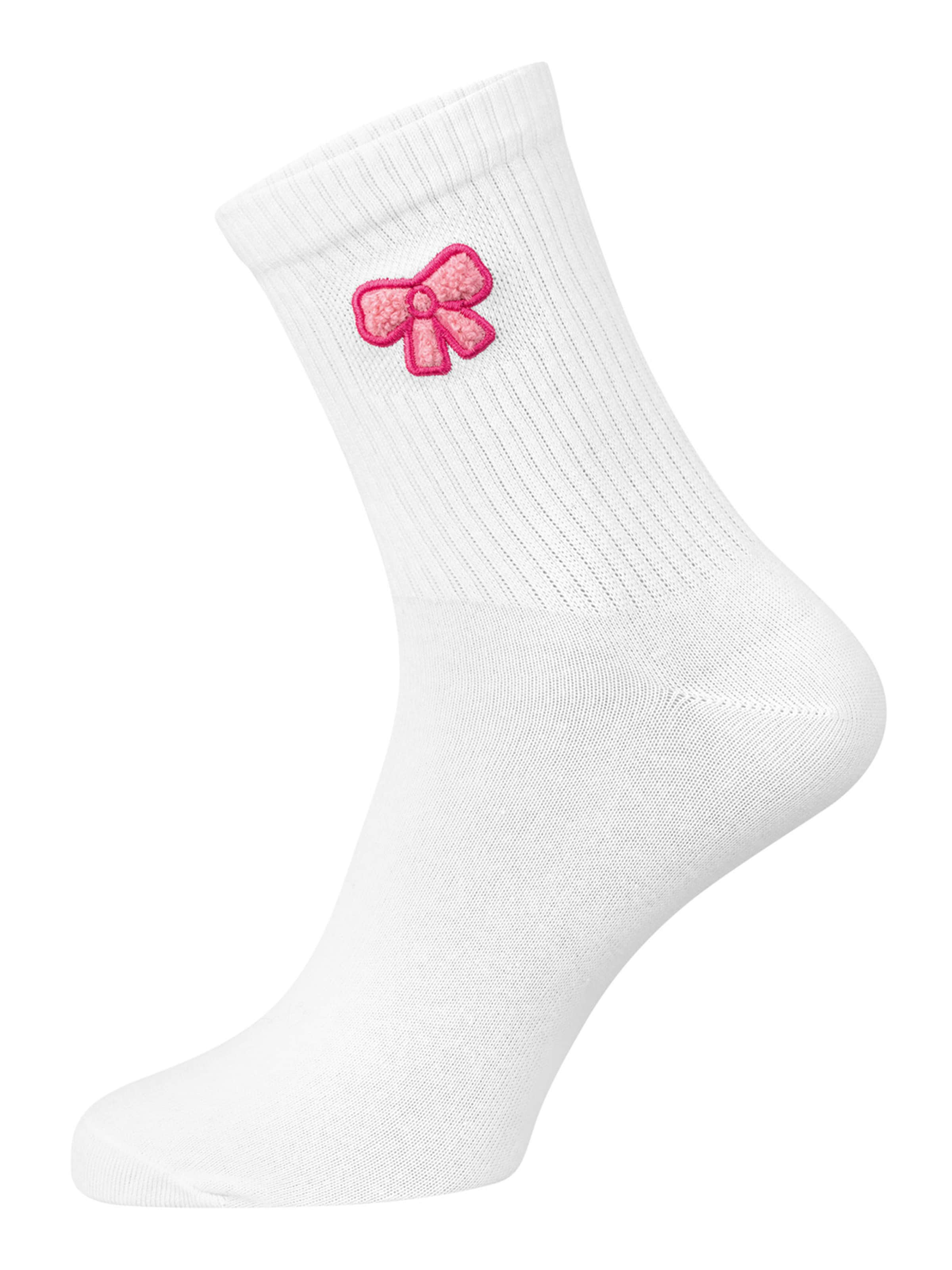Nur Die Basicsocken ' Good Vibes ' in Weiß