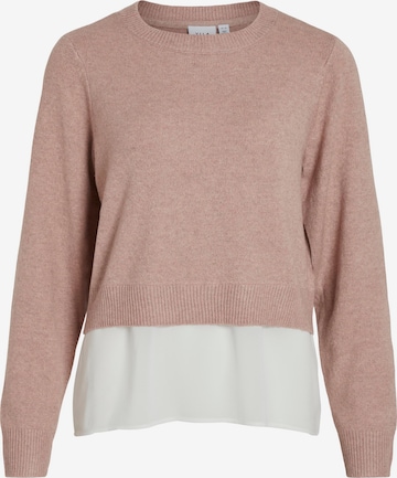 VILA Sweater 'BENTE' in Pink: front