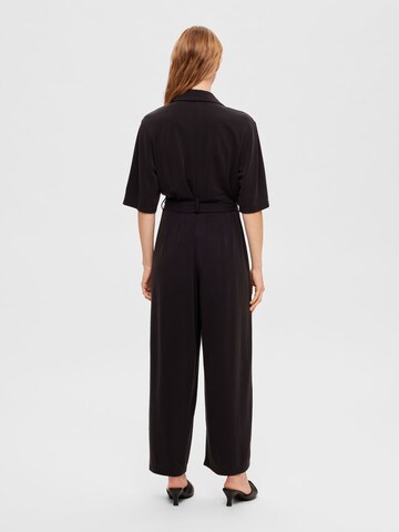 SELECTED FEMME Jumpsuit 'Cornelia' in Zwart