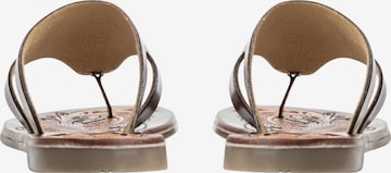 usha FESTIVAL T-bar sandals in Brown