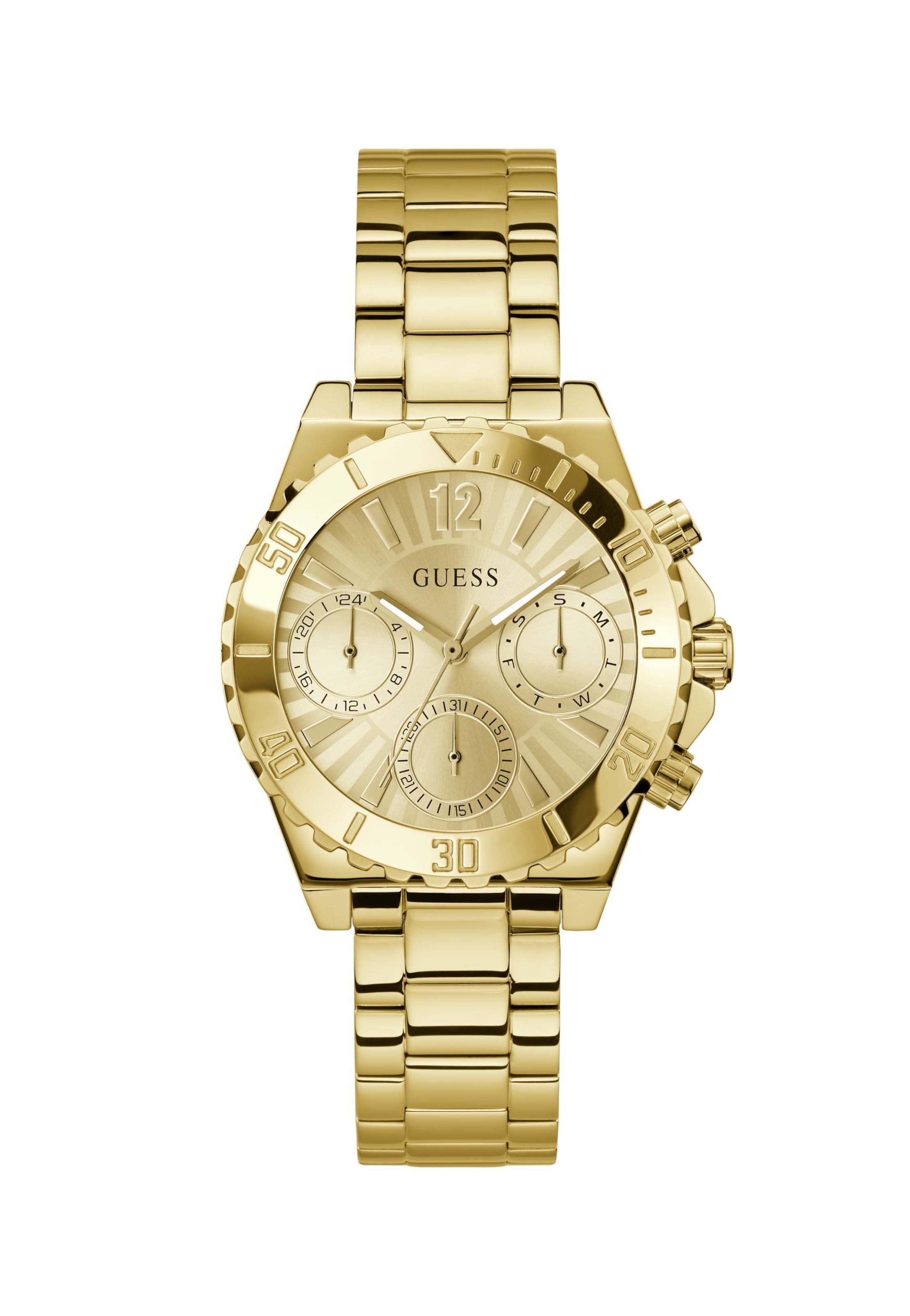 GUESS Analoog horloge ' PHOEBE ' in One Size in de kleur Goud, Productweergave