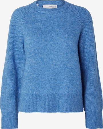 SELECTED FEMME Sweater 'RENA' in Blue: front