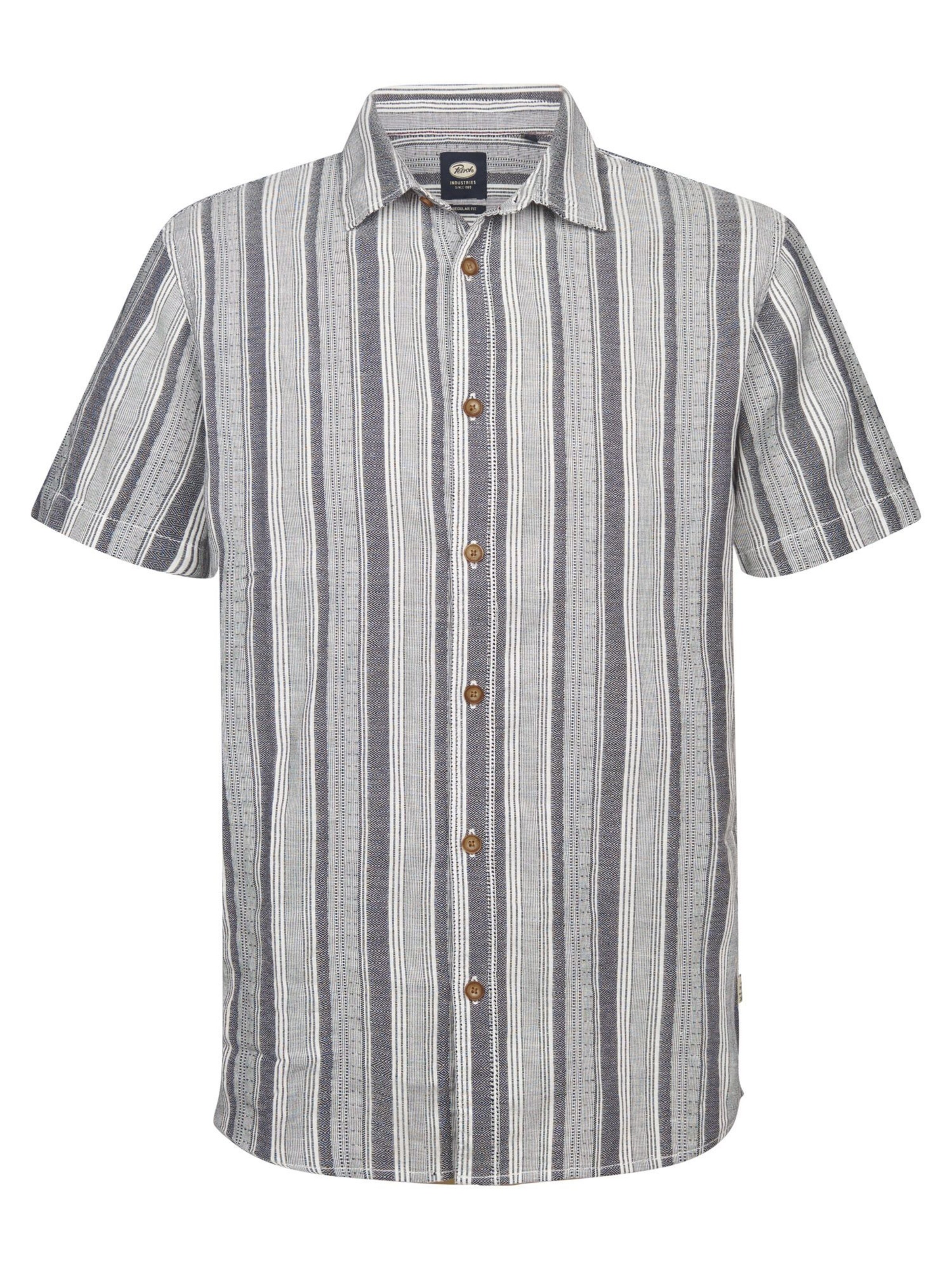 PETROL INDUSTRIES MEN Regular Fit Hemd‌‌‌‌‌‌‌‌ in Blau: Vorderseite