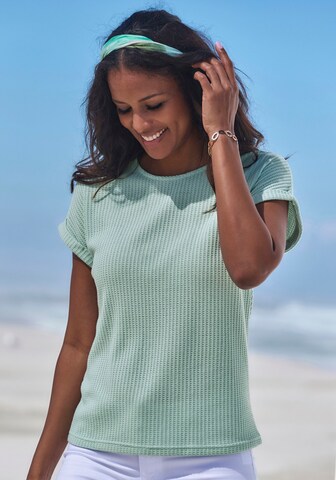 T-shirt VIVANCE en vert : devant