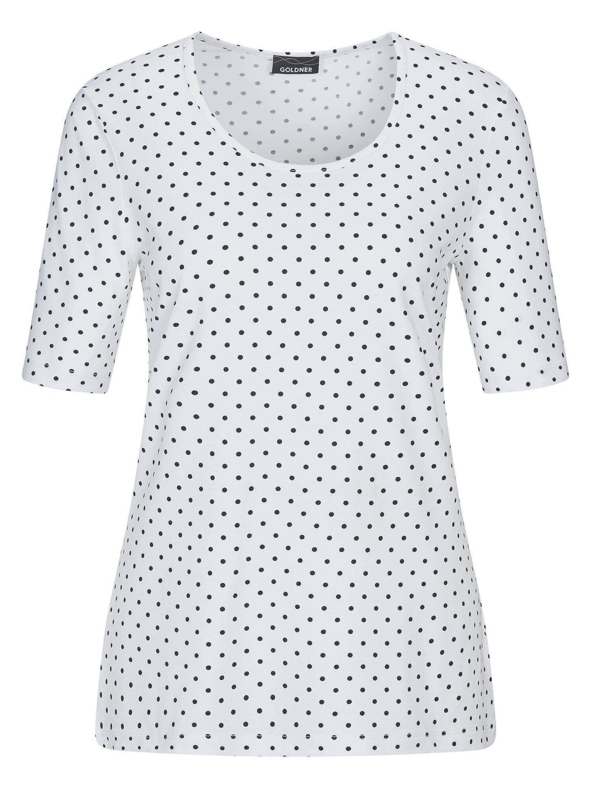 T-shirt Goldner en blanc : devant