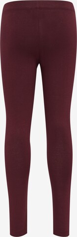 Hummel Skinny Workout Pants 'Onze' in Red