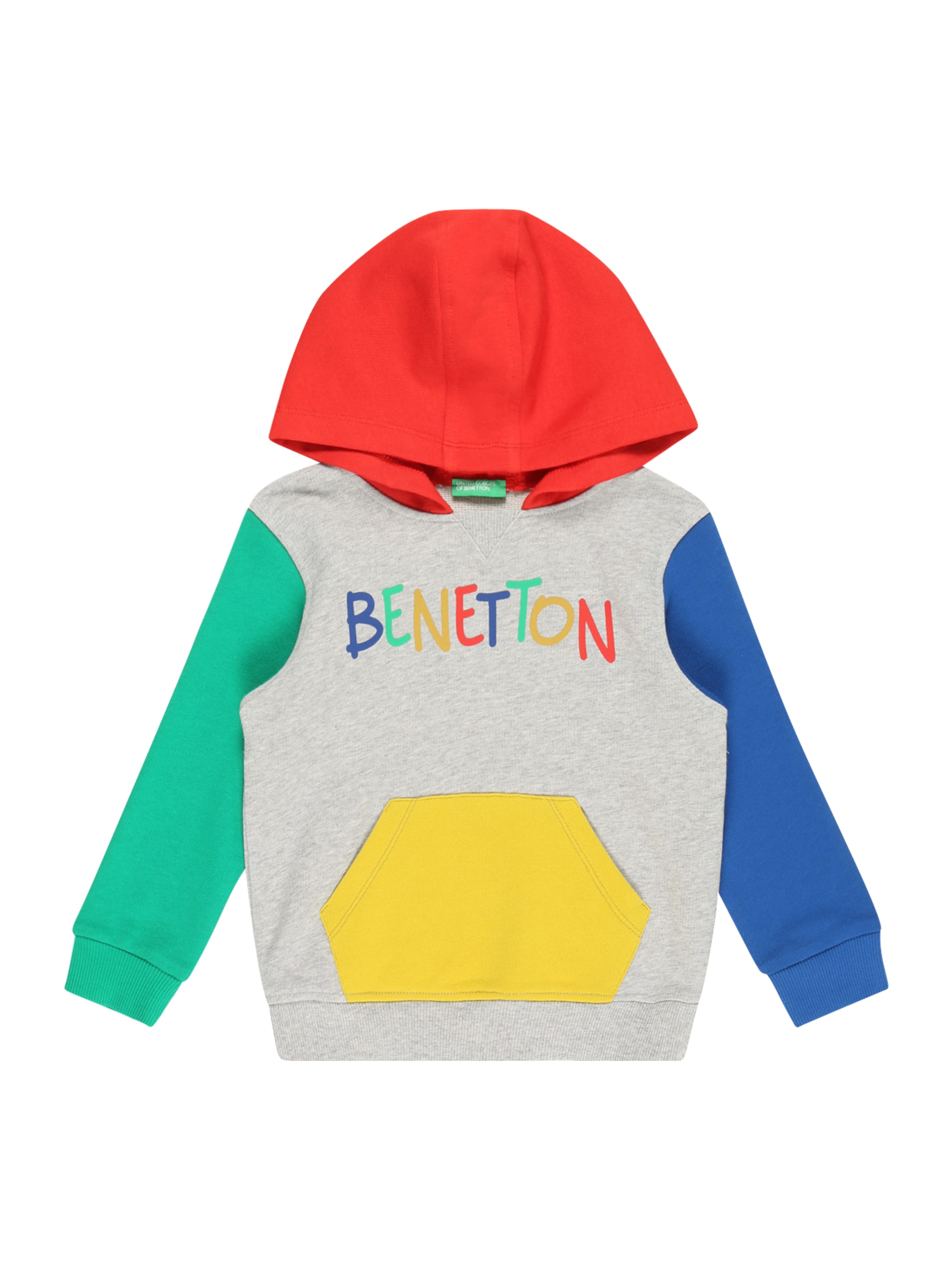FELPA BIMBI UNITED COLORS OF BENETTON - UNISEX - GARZATA - CON STAMPA ALL OVER - COMFORTEVOLE - Foto 2