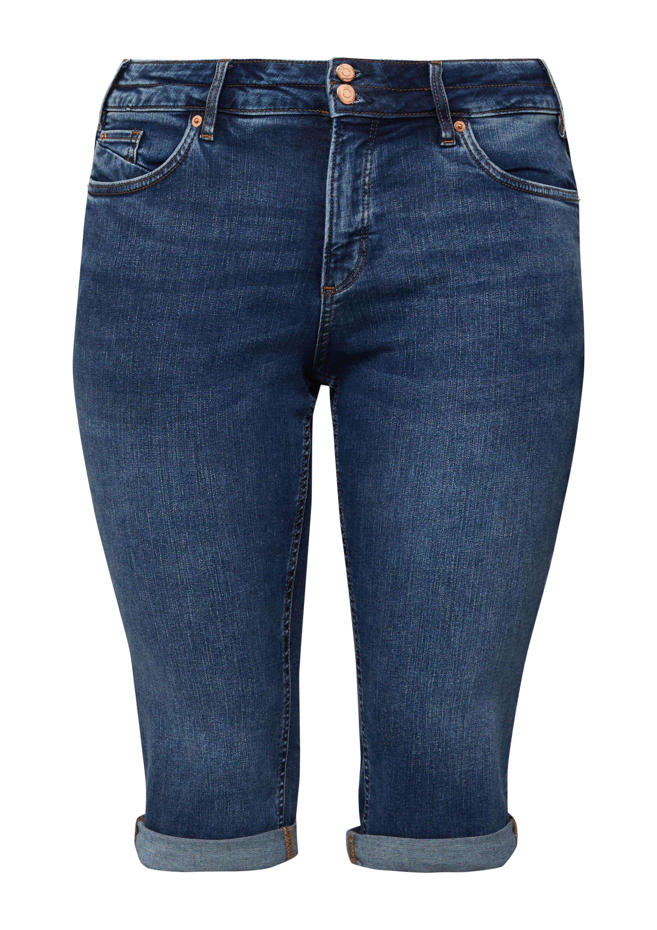 QS Jeans in Blauw: voorkant