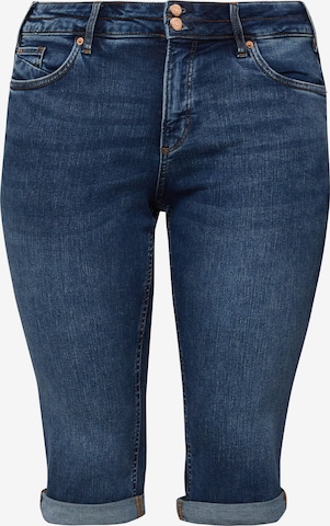 QS Jeans in Blauw: voorkant