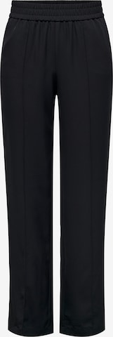 ONLYWide Leg/ Široke nogavice Hlače - crna boja: prednji dio