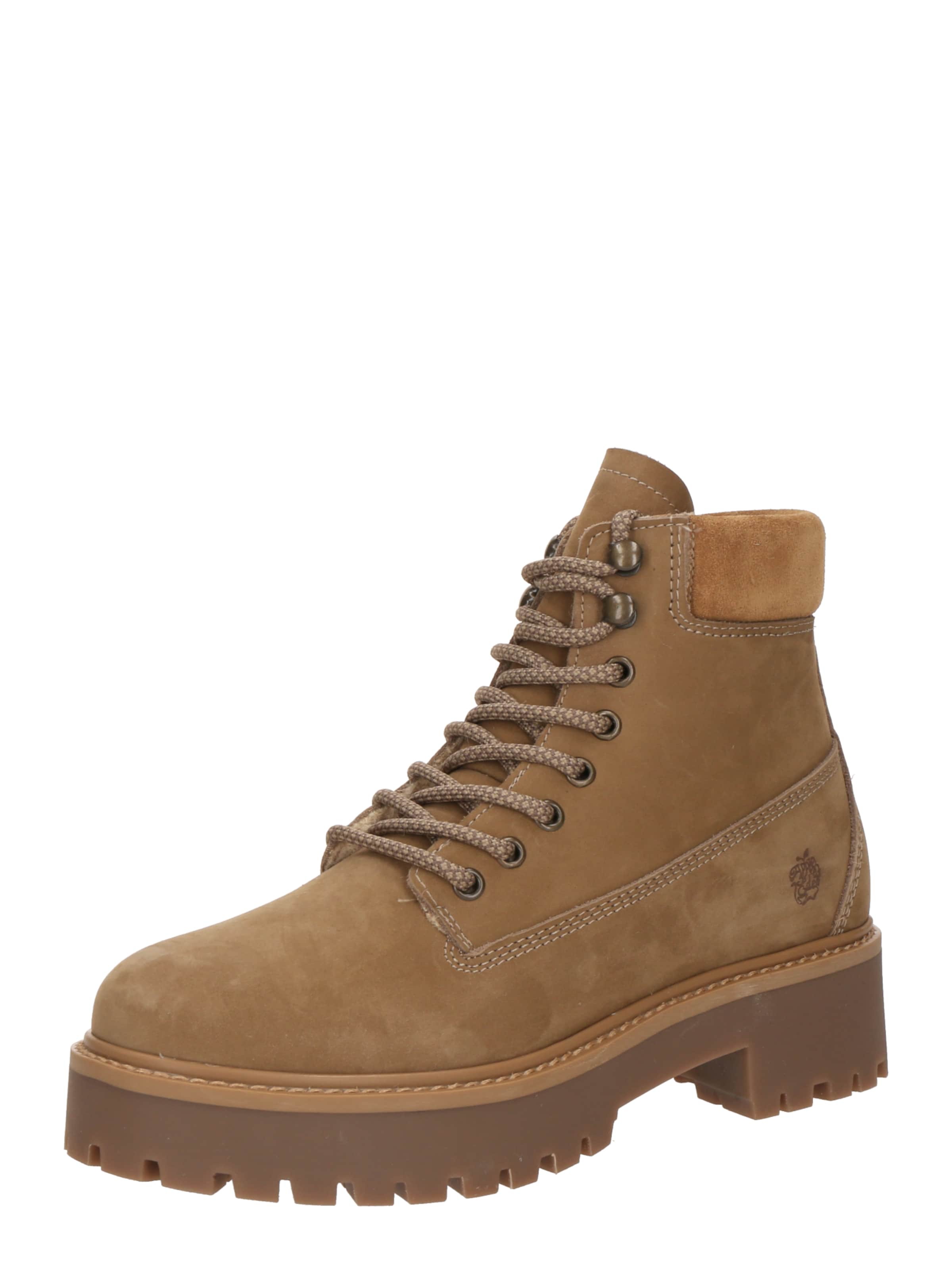 Apple of Eden - Botim com fivela 'FRANCES' em castanho: frente