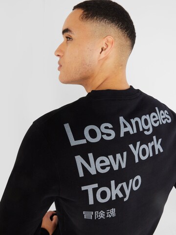 Superdry Sweatshirt 'CITY' in Zwart