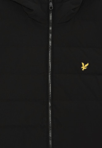 Lyle & Scott - Casaco meia-estação em preto: frente