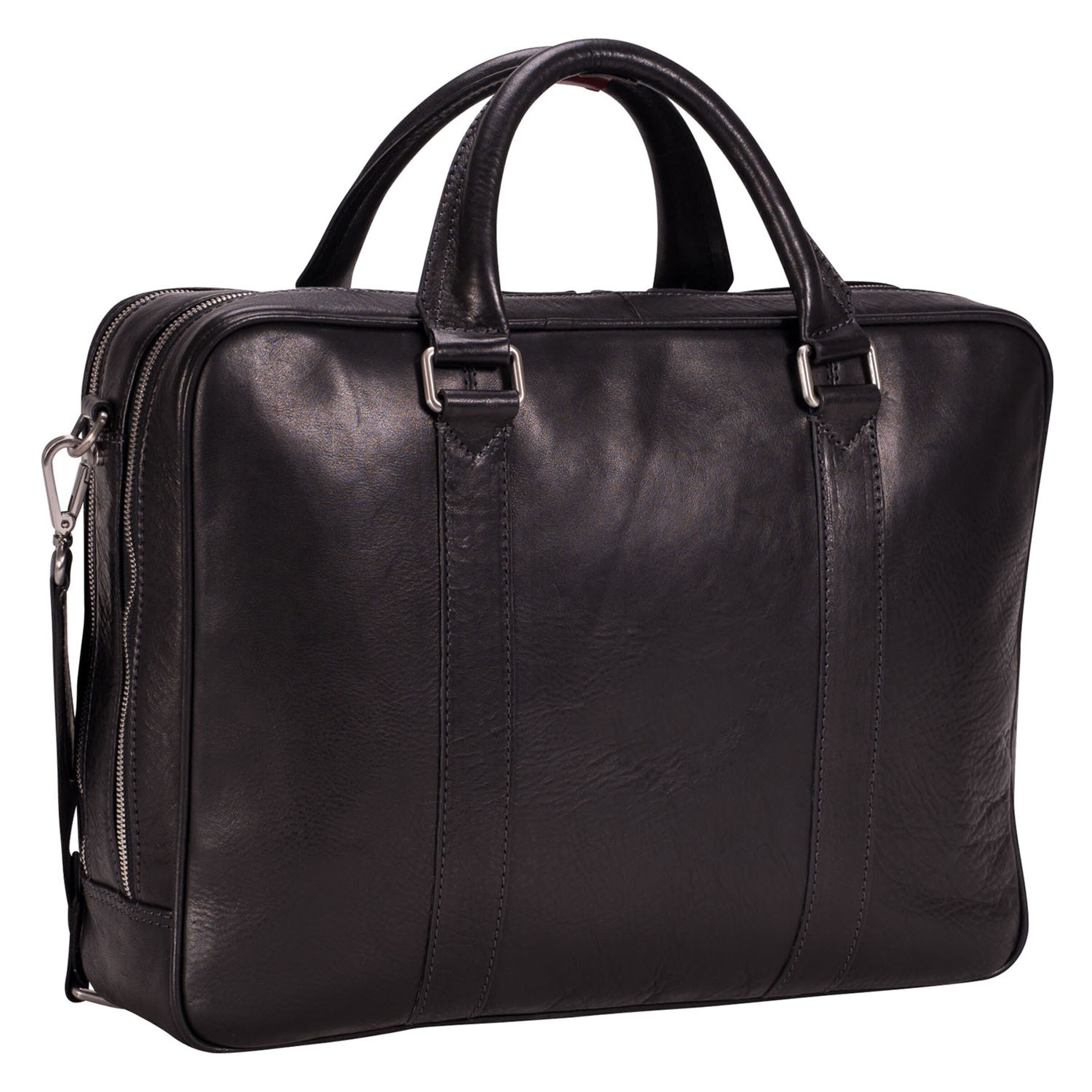 LEONHARD HEYDEN Laptoptasche 'Bergamo' in Schwarz